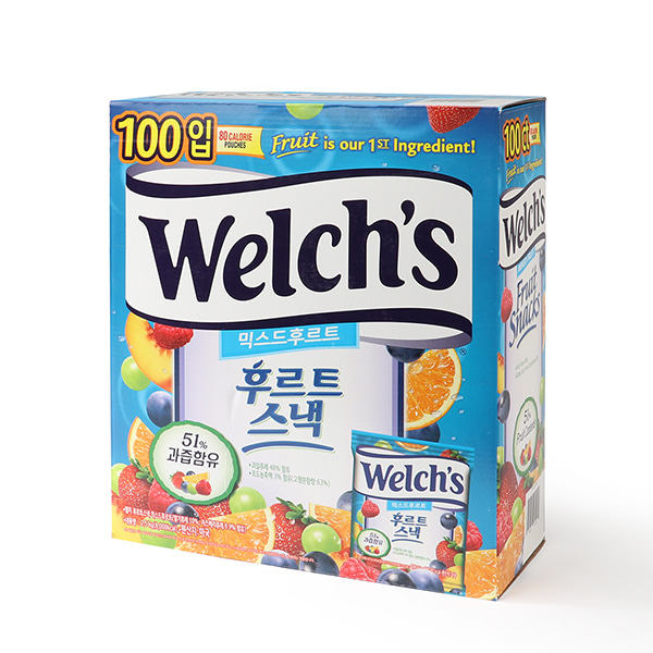 [Welchs]웰치스 믹스 후르츠 젤리 2.5kg (100입)