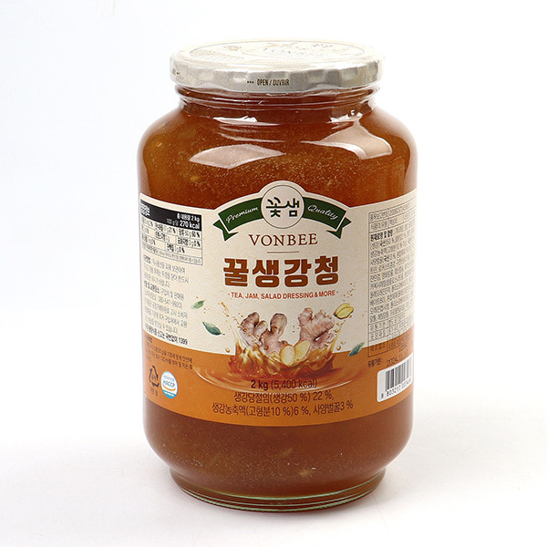[VONBEE]본비 꽃샘 꿀생강청 2kg