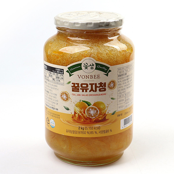 [VONBEE]본비 꽃샘 꿀유자청 2kg