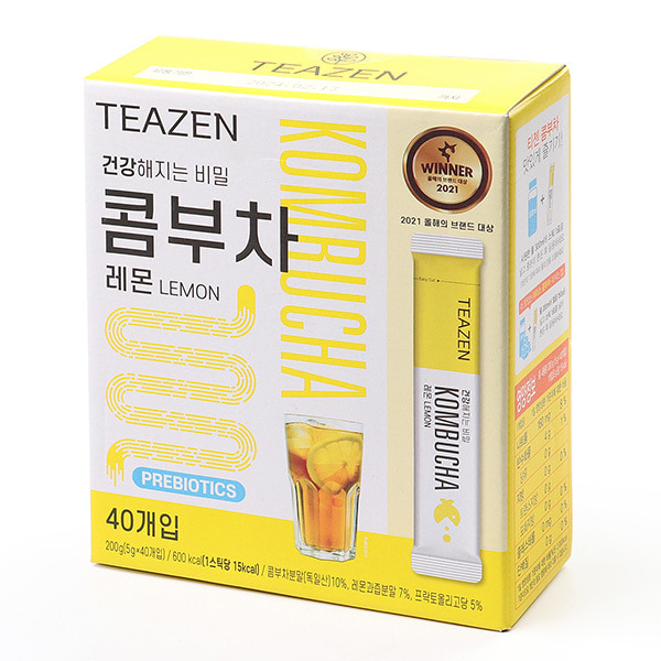 티젠 콤부차 (레몬) 5g x 40개입 / 코스트코 / 건강음료