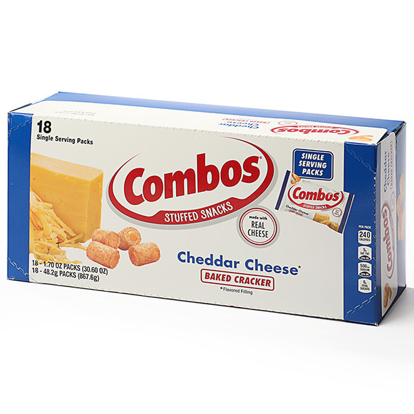 콤보스 체다 치즈 크래커 867g (48.2g x 18봉지)